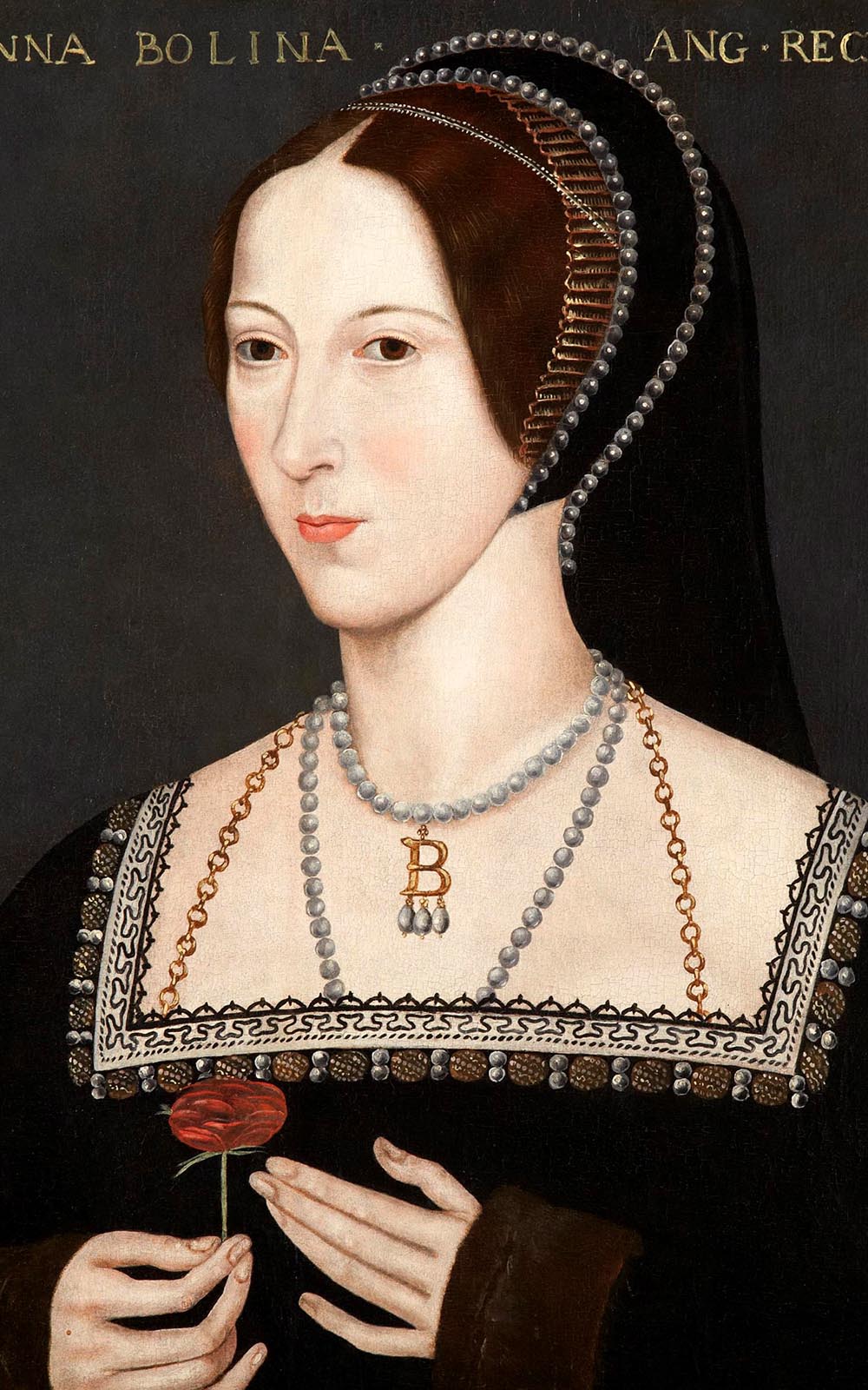 A portrait of Anne Boleyn