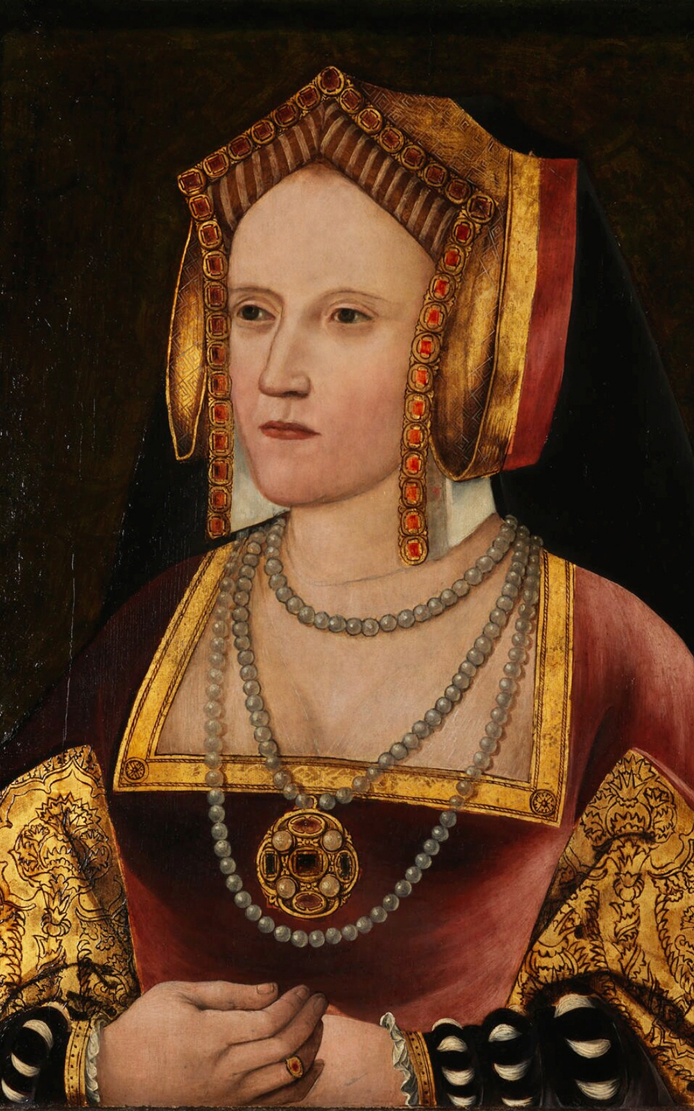 A portrait of Catharine of Aragon